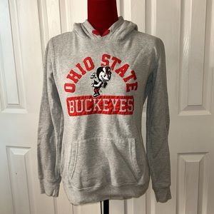 Scarlet and Gray University of Ohio Buckeyes Women's Sz Medium Pullover Hoody
